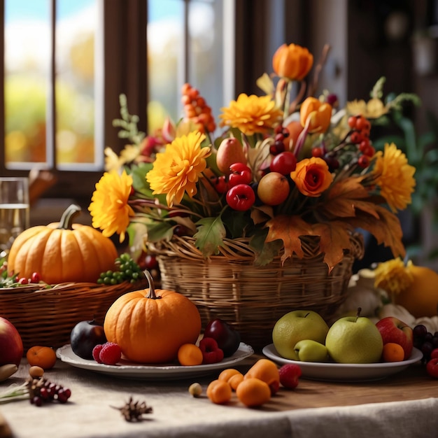 Photo thanksgiving still life