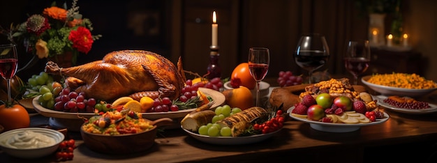 Thanksgiving table