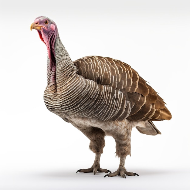 Thanksgiving Turkey isolated on white background