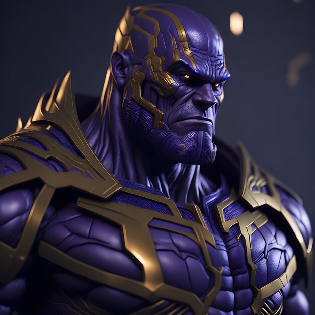 Photo thanos is a fictional character appearing in american