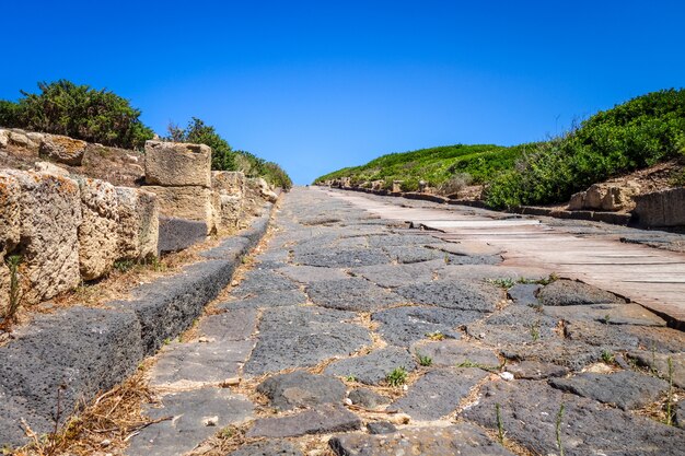 Tharros archaeological site, sardinia