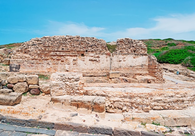 Tharros ruins on a clear day