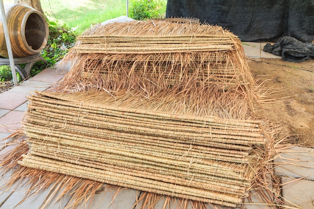 Photo thatch roof