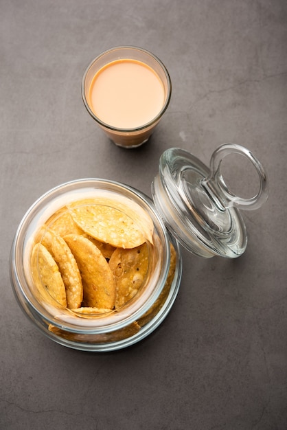 Thattai or Nippattu or Chekkalu is a south Indian deep fried snack made with rice