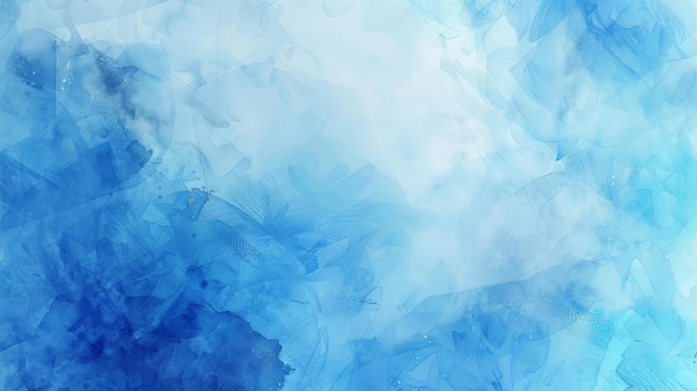 Фото Абстрактный синий акварельный градиент детально изображает фон и обои