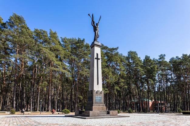 Фото Памятник ангелу свободы алитус литва