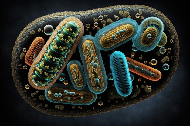 Фото Бактерия в увеличенном виде