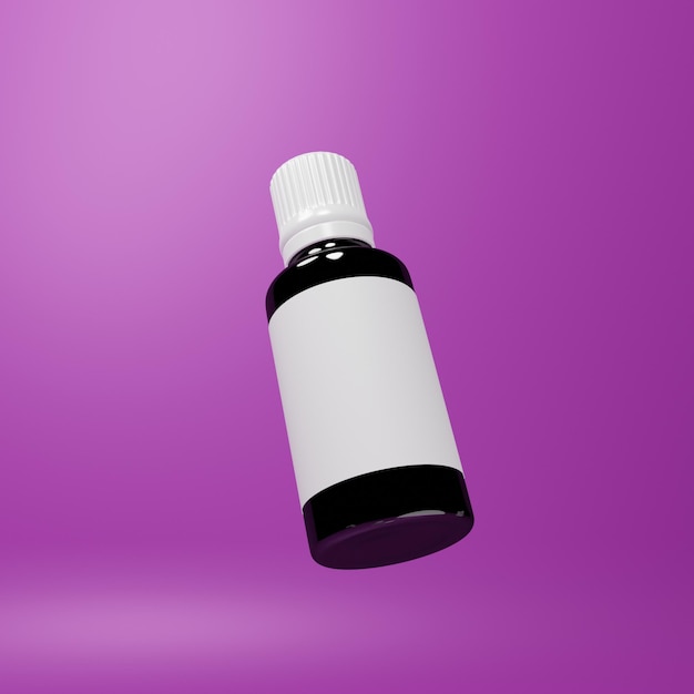 The Bottle Mockup Blank 09