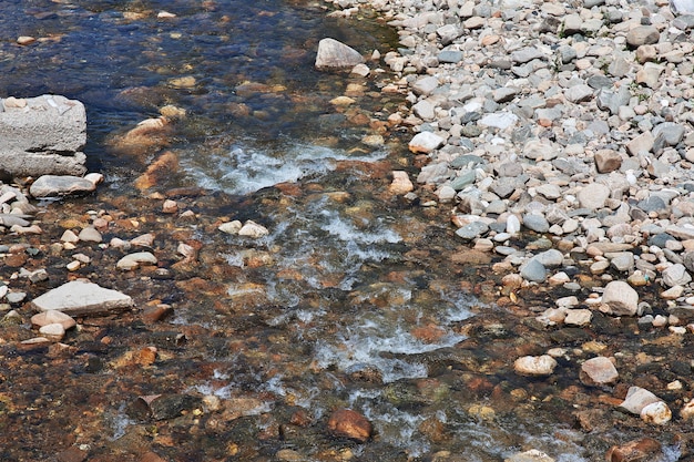 ブルガリアのアセノヴグラトの乾いた川
