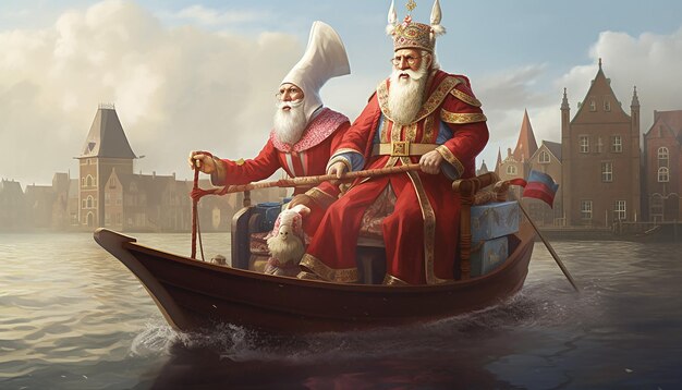 写真 オランダのシンタークラス (sinterklaas)