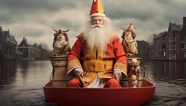 写真 オランダのシンタークラス (sinterklaas)