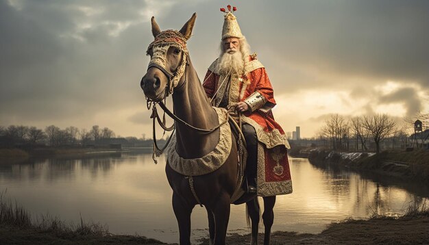 写真 オランダのシンタークラス (sinterklaas)