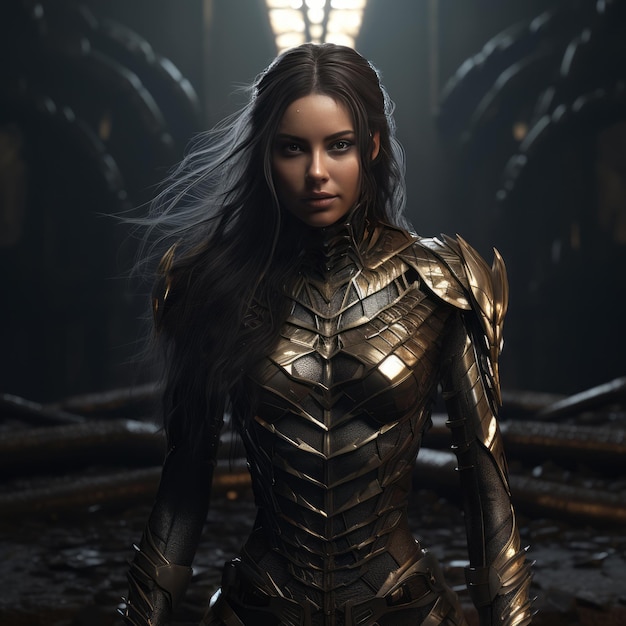 The Enchantress' Web Unleashing the Female Drider in een Unreal Engine Cinematic met Octane Render