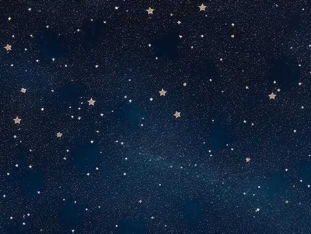 Фото Бесконечный повторяющийся рисунок звезд ночного неба.