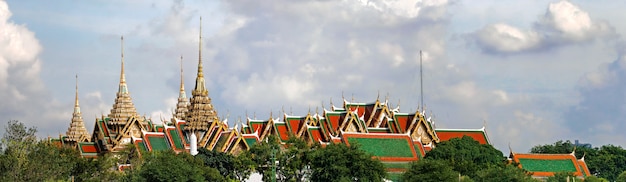 Foto the grand palace en wat phra kaew the emerald buddha temple