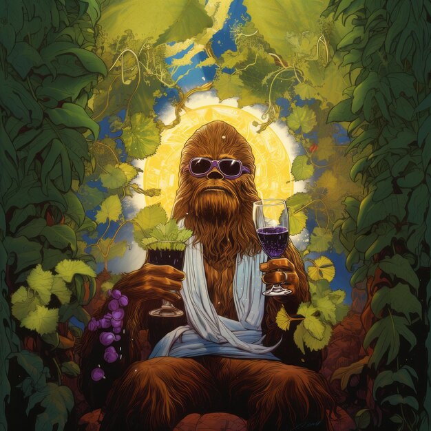 The Intoxicating Majesty een psychedelisch eerbetoon aan de heilige dronken Wookiee Chewbacchus