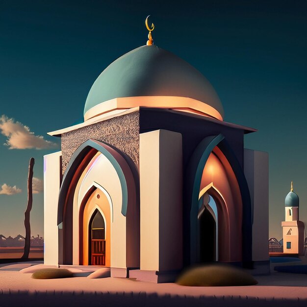 写真 イスラム教のモスクの建物
