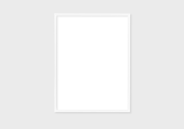 Макет кадра 3х4 30х40 макет с одной белой рамкой чистый современный минималистичный яркий портрет вертикальный