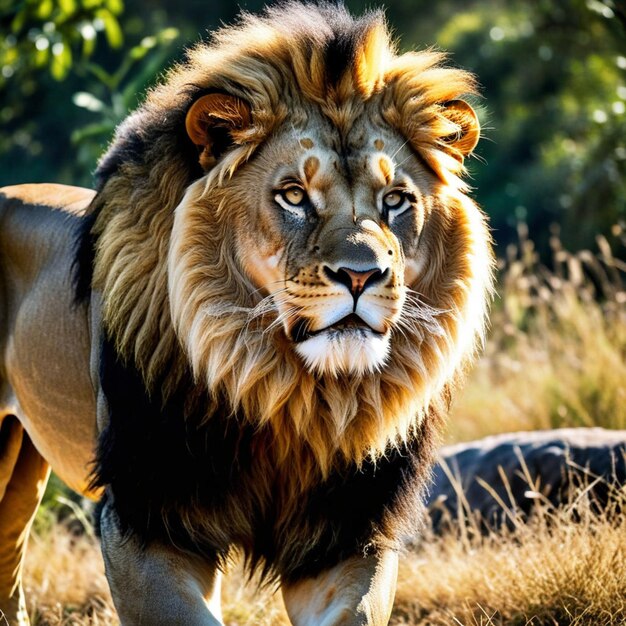 Фото Лев внутри исследование величия и мужества человеческих львиных гибридов
