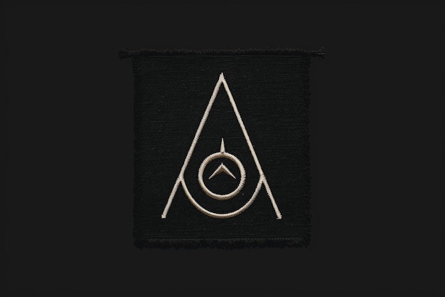 Фото Логотип треугольника изготовлен компанией.