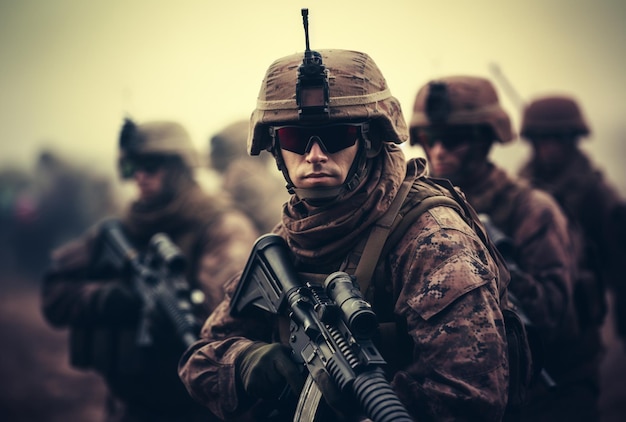 写真 軍は特殊作戦の準備をしている 軍事紛争 アメリカ陸軍
