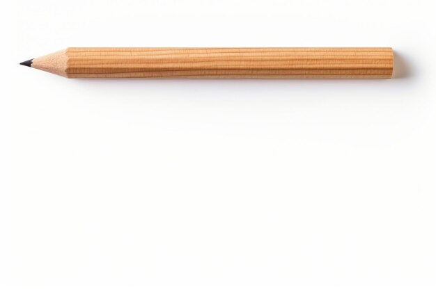 Фото Идеальный дуэт канцелярских изделий деревянный карандаш и голубая спиральная тетрадь в изоляции на белом фоне
