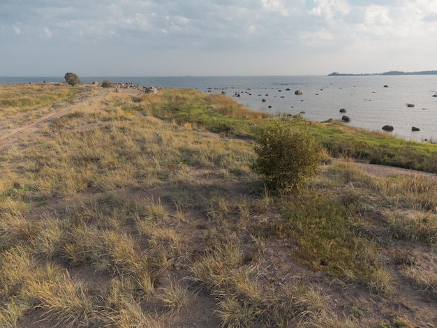 Фото Живописное морское побережье финского залива