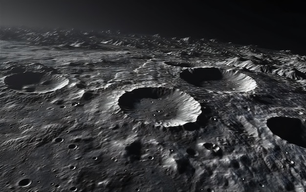 사진 달의 표면