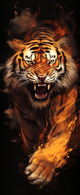 Фото Тигр по человеку - это тигр под названием тигр
