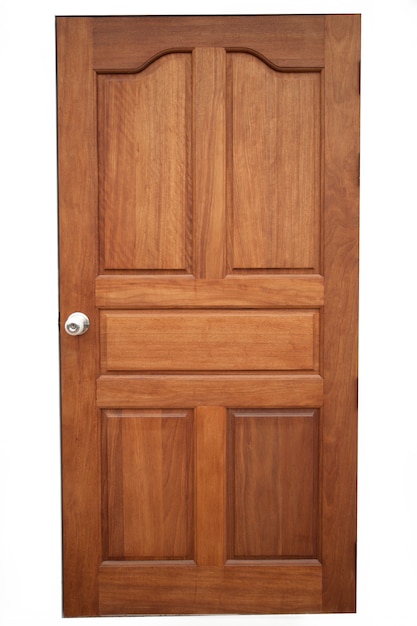 写真 木製のドア。