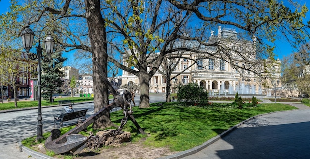 Theater Square in Odessa Ukraine