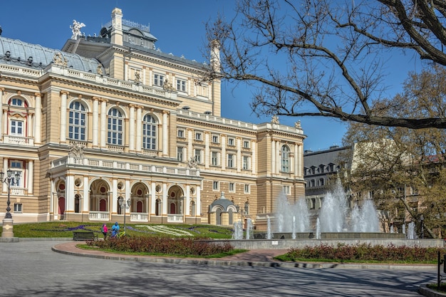 Theaterplein in Odessa, Oekraïne