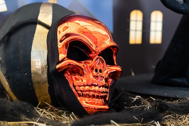 Themed decor for the traditional Halloween holiday.