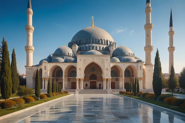 イスタンブール (トルコ) のウスクダール地区にあるイラヒヤト・カミ (Ilahiyat Cami) 神学モスク