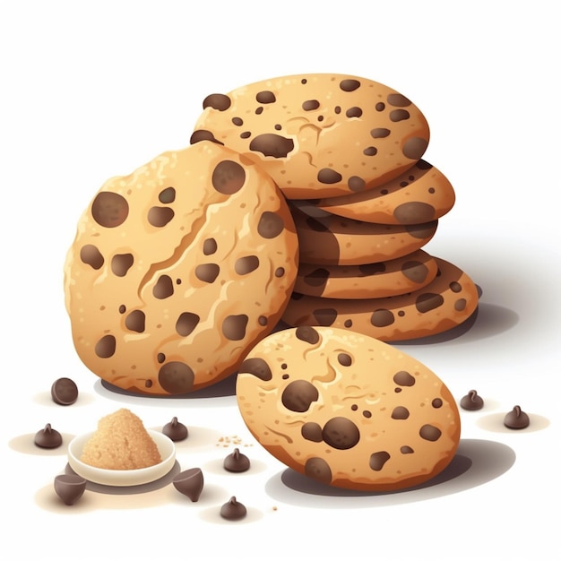 There are a bunch of cookies that are on the table generative ai