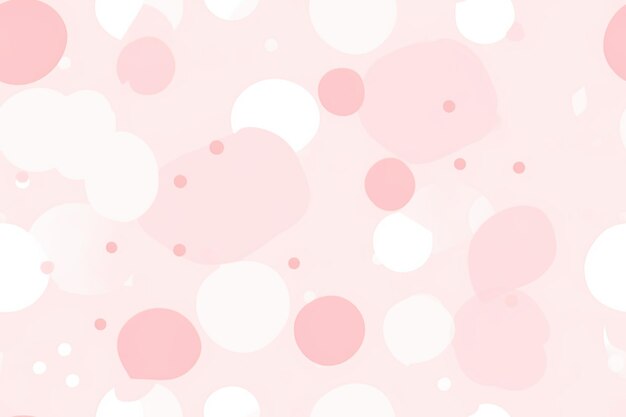 写真 ピンクの背景に色々な色のサークルが描かれています (  )