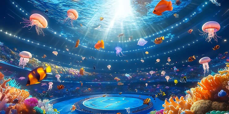 Photo 海には様々な種類の魚がいます