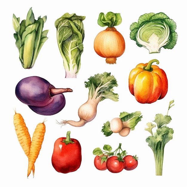 野菜や果物を水彩画で描いたものがたくさんあります - ガジェット通信 GetNews