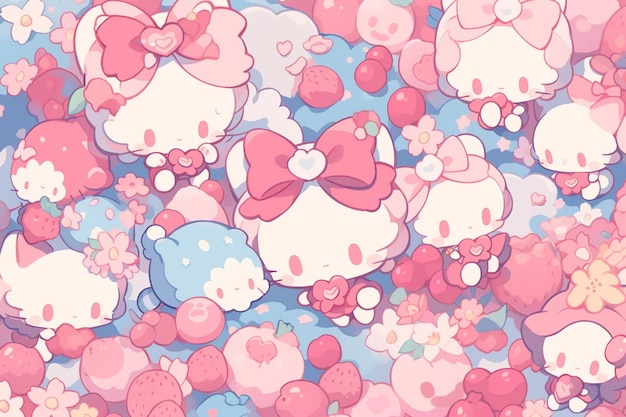 Hello Kitty Wallpaper Vector Images (27)