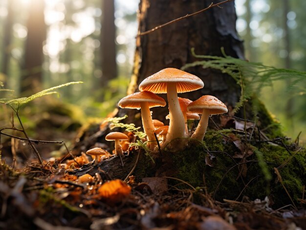Есть много грибов, которые растут на земле генеративный ай