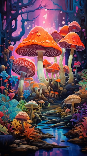 Есть много грибов, которые растут из земли.