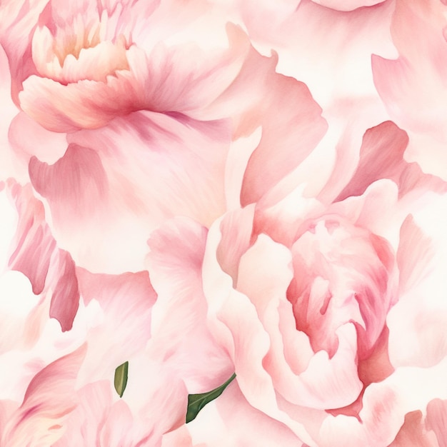 Фото На белом фоне много розовых цветов.
