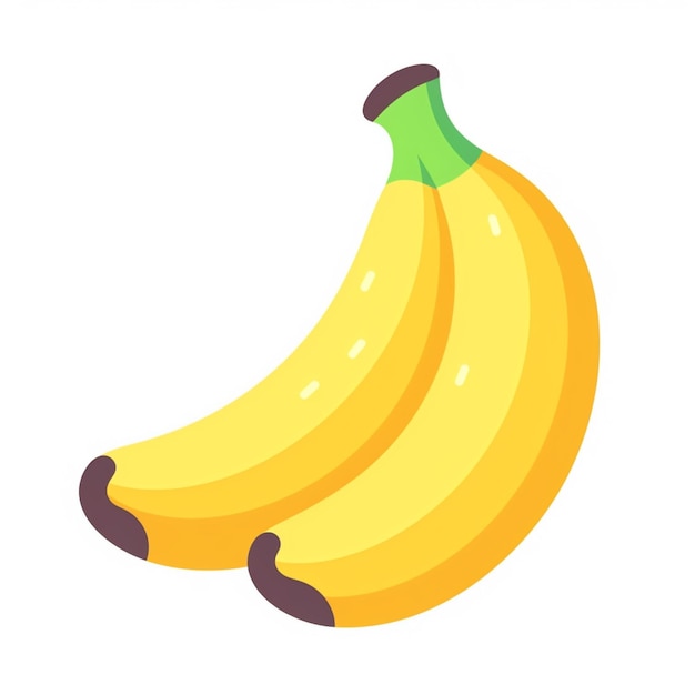 there are two bananas that are sitting next to each other generative ai