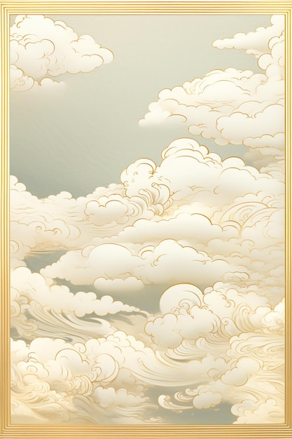 写真 雲のある空の写真
