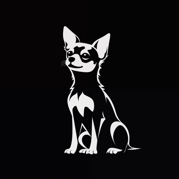 Photo there is a black and white cat sitting on a black background generative ai