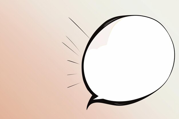 there is a cartoon of a speech bubble with a light coming out generativ ai