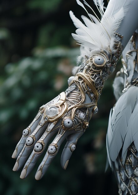 there is a close up of a hand with a clock on it generative ai