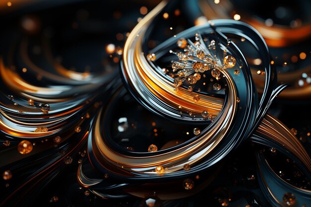 there is a close up of a very pretty shiny object generative ai