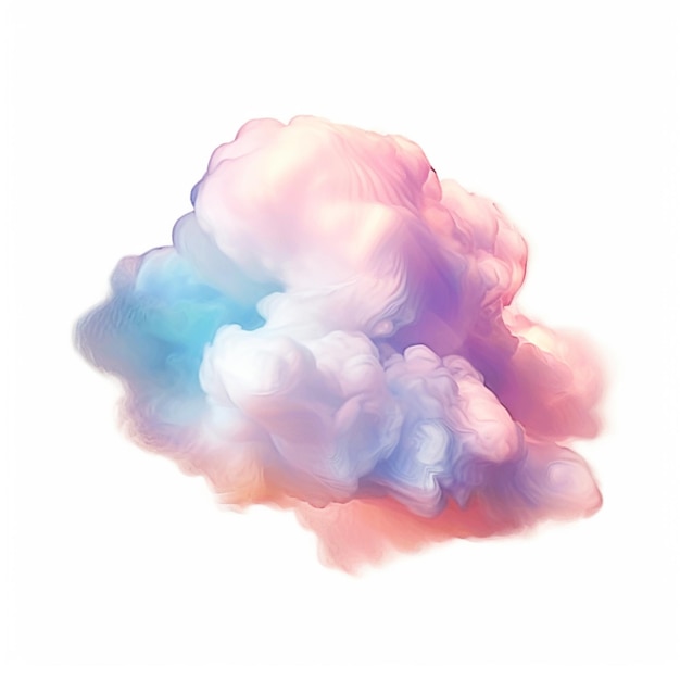 There is a cloud of smoke floating in the air generative ai