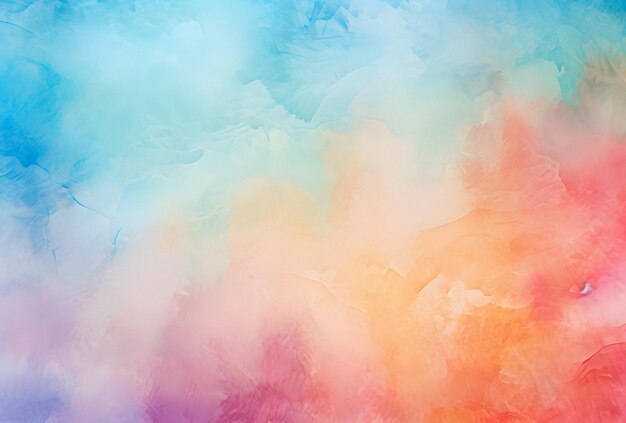 There is a colorful background with a watercolor painting of a sky generative ai